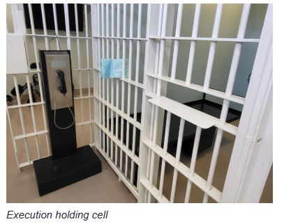 Execution holding cell